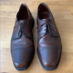 ALLEN EDMONDS 10EEE brown oxfords